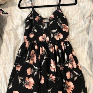 Black floral Papaya dress